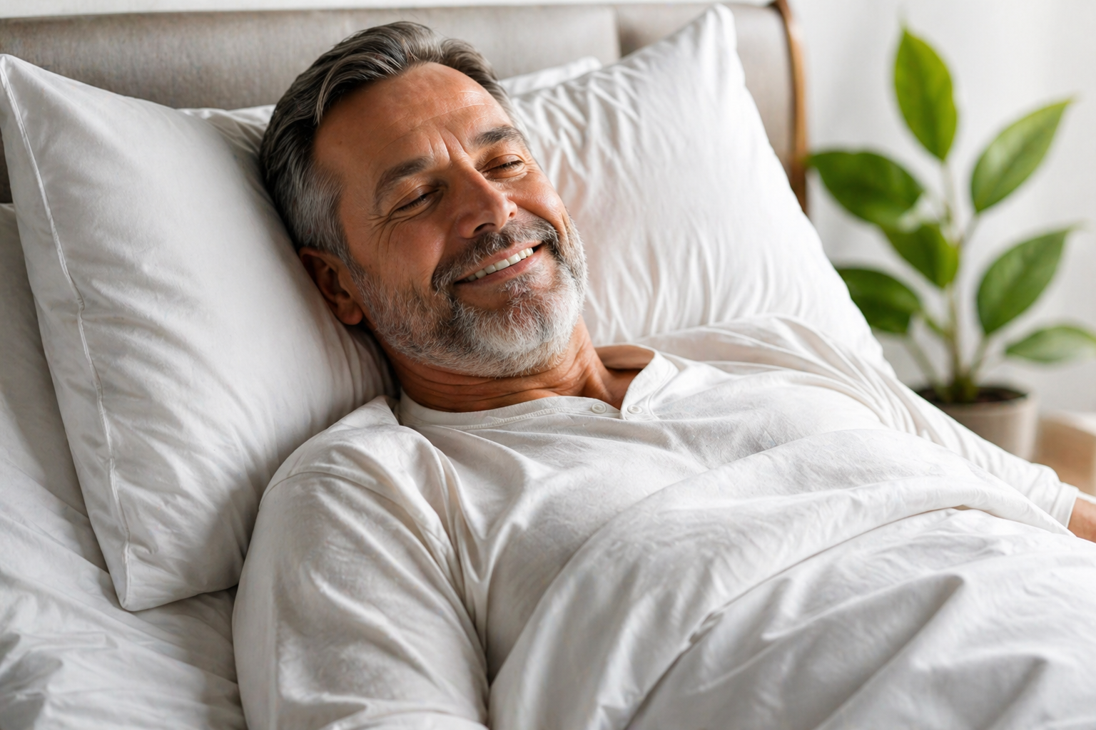 Man sleeping peacefully